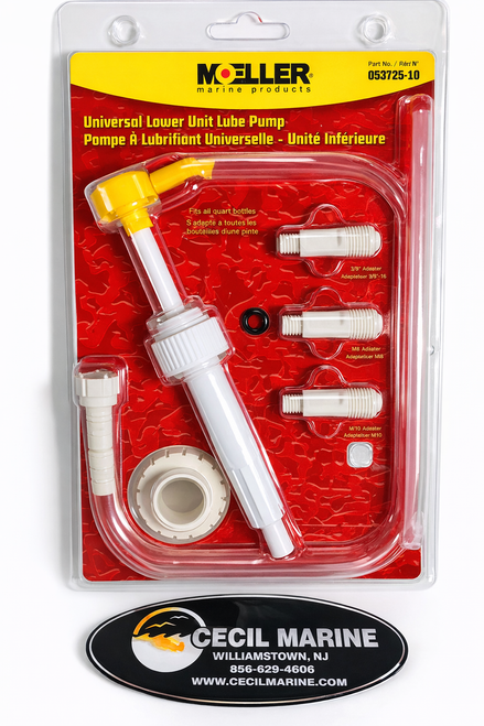 VOLVO OUTDRIVE OIL PUMP FOR QUARTS & GALLONS CONTAINERS