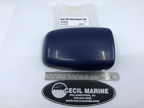 VENT - HEAD EXHAUST VENT IN BLUE / 38.00284
