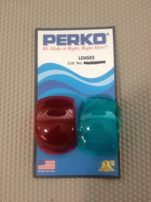 SUNESTA "SIDE" BOW LIGHT LENS SET RED & GREEN
