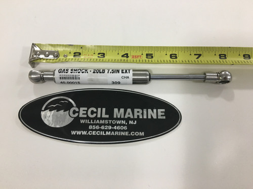 SHOCK - 20 LBS - 7.5" LONG - 10MM ENDS - 40.00015, SL11-20-1 *In Stock & Ready To Ship!