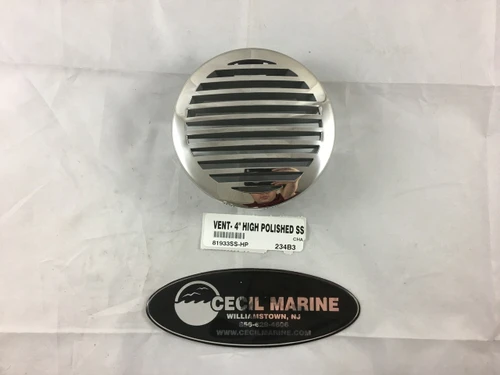 AIR VENT 4" HIGH POLISHED