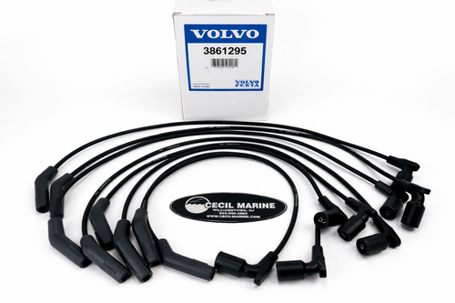 $76.99* GENUINE VOLVO no tax*  8.1L IGNITION CABLE KIT ( 8 cables to a kit) 3861295 *In Stock & Ready To Ship!
