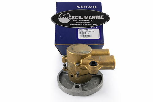 $499.99* GENUINE VOLVO no tax* SEA WATER PUMP  21212800 (This genuine Volvo seawater pump comes pre-installed with a genuine Volvo impeller. It is fully assembled and ready for immediate use) *In Stock & Ready To Ship!