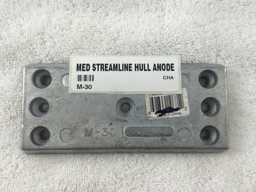 MED STREAMLINE HULL ANODE M-30  6 1/4 x 3 3/4" *In Stock & Ready To Ship!