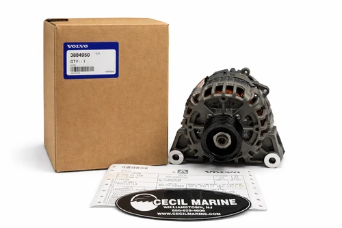 $444.99* GENUINE VOLVO  no tax* ALTERNATOR 3884950 (Volvo's previous part # was 3862665)  *In Stock & Ready To Ship!