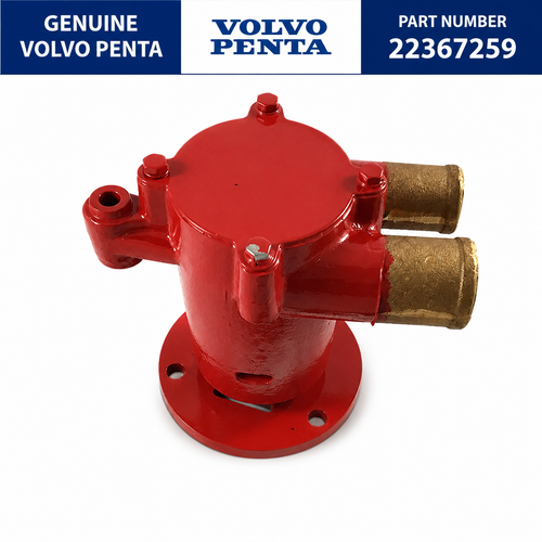$699.99* GENUINE VOLVO no tax* SEA WATER PUMP 22367259 (This genuine Volvo seawater pump comes pre-installed with a genuine Volvo impeller. It is fully assembled and ready for immediate use)  *Volvo's previous part number was 21611833