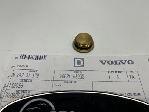 $19.99* GENUINE VOLVO no tax* PLUG 21166232  *In Stock & Ready To Ship!