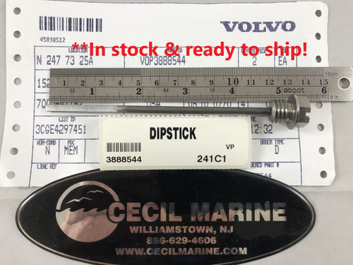$84.99 GENUINE VOLVO DRIVE DIPSTICK  3888544  *In Stock & Ready To Ship!