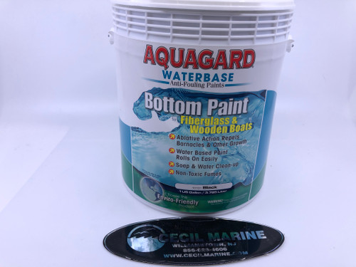 AQUAGARD BLACK BOTTOM PAINT - GALLON