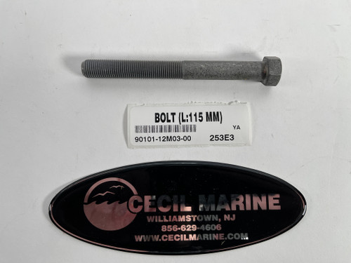 $29.99* GENUINE YAMAHA no tax* BOLT (L:115 MM) 90101-12M03-00 *In Stock & Ready To Ship
