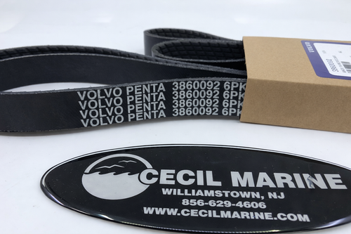 $72.99* GENUINE VOLVO no tax* SERPENTINE BELT 3860092 *In Stock & Ready To Ship!