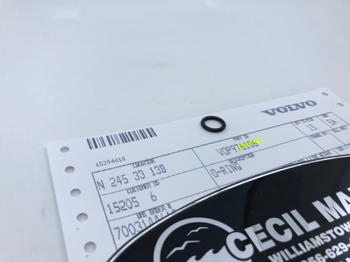 $3.99* GENUINE VOLVO O-RING FOR SPEED-O FITTING  976106 *In Stock & Ready To Ship!