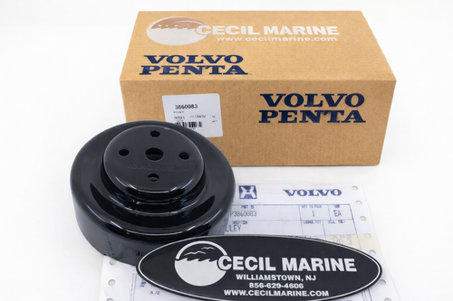 $229.99* GENUINE VOLVO no tax* PULLEY 3860083 *In Stock & Ready To Ship!