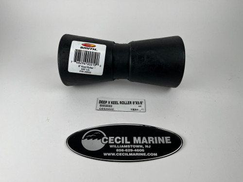 DEEP V KEEL ROLLER 8"X5/8" no tax* (CES29502) *IN STOCK AND READY TO SHIP!