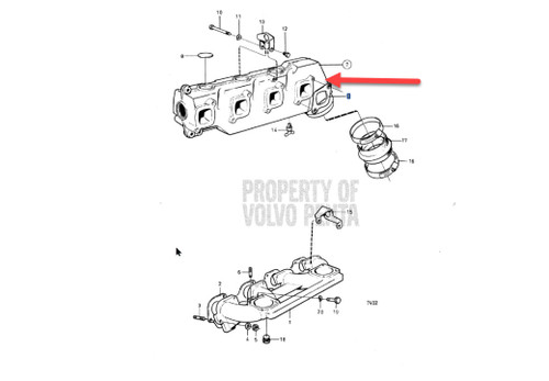 $2999.88* GENUINE VOLVO no tax* GENUINE VOLVO; EXHAUST PIPE  855387 *Special Order 10 To 14 Days For Delivery