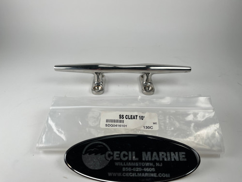 SS CLEAT 10" no tax* (SDG0416101) *IN STOCK AND READY TO SHIP!