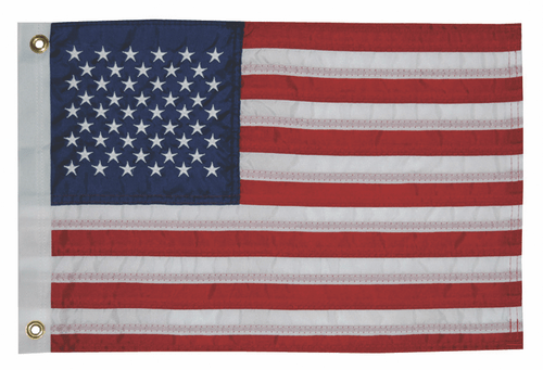 $26.95* AMERICAN MADE & SEWN AMERICAN 50 STAR FLAG 12"X18"