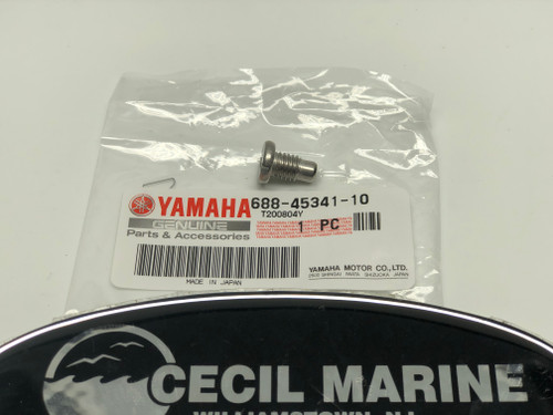 $11.95* GENUINE YAMAHA PLUG, DRAIN 688-45341-10-00 *In Stock & Ready To Ship!