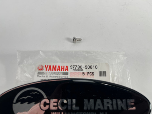 $6.99* GENUINE YAMAHA no tax* SCREW,TAPPING 97780-50610-00 *In Stock & Ready To Ship