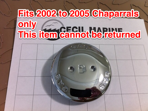 CHAPARRAL GAS CAP - Fits Most Chaparral Boats 2002-2005 WILL NOT FIT2006 & NEWER