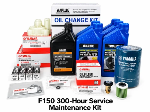 379.99* GENUINE YAMAHA no tax* YAMAHA F150 300 HOUR SERVICE MAINTENANCE KIT - YAMALUBE 10W-30 - 2014-CURRENT *In Stock & Ready To Ship!