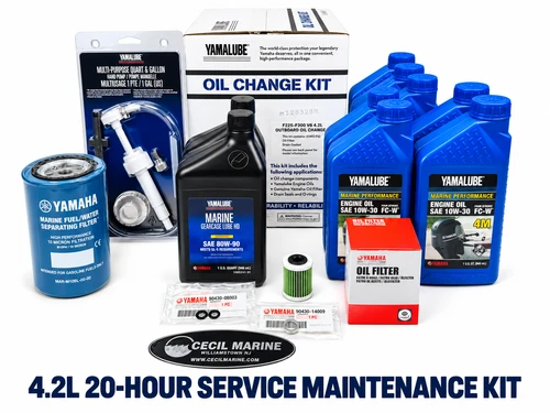 $219.99* GENUINE YAMAHA no tax*4.2L 20 HOUR SERVICE MAINTENANCE KIT - YAMALUBE 10W-30 - 2014-CURRENT *In Stock & Ready To Ship!