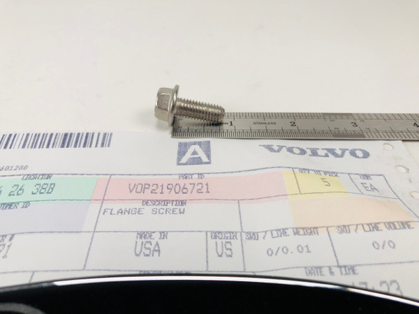 $4.99* GENUINE VOLVO no tax* FLANGE SCREW 21906721*In Stock