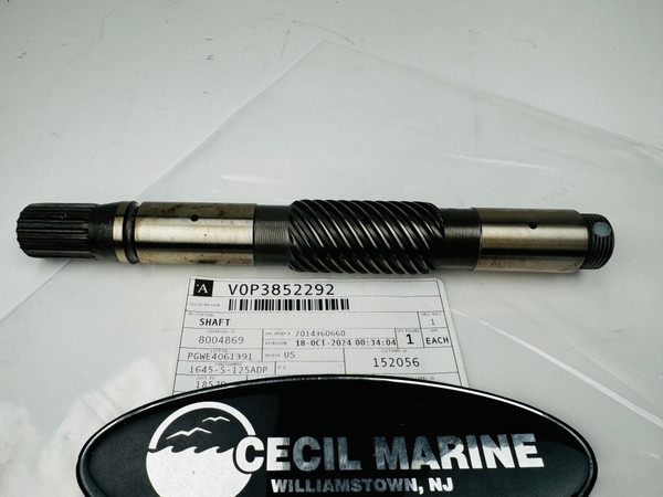 No title.様 $499.99* GENUINE VOLVO no tax* SHAFT 3852292 *In Stock