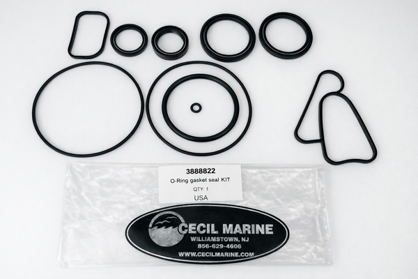 $96.99* GENUINE VOLVO no tax* GASKET KIT LOWER UNIT SEAL KIT: DPS-A ...