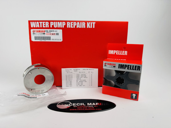 V G Marine Water Pump Repair Kit For Yamaha Outboard 115-150 HP 1998-2005 - Replaces 65N-W0078-A1