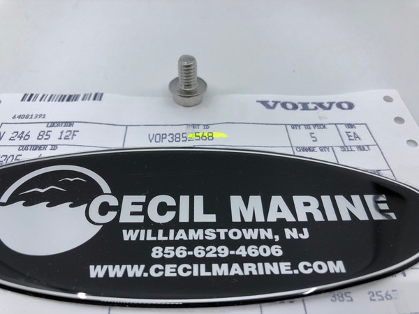 $7.99* GENUINE VOLVO FLANGE SCREW 3852568 *In stock & ready to