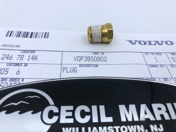 $19.99* GENUINE VOLVO PLUG 3850802 *In Stock & Ready To Ship