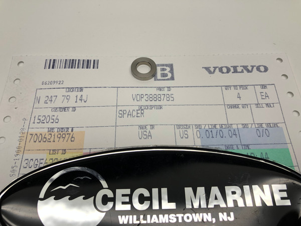 $14.99* SPACER Use 1 ea. 984275 and 1 ea. 3888785 to replace screw