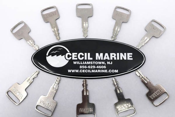 Waterproof Engine Key GENUINE YAMAHA no tax* OUTBOARD (sold individually) IGNITION KEYS ARE ...