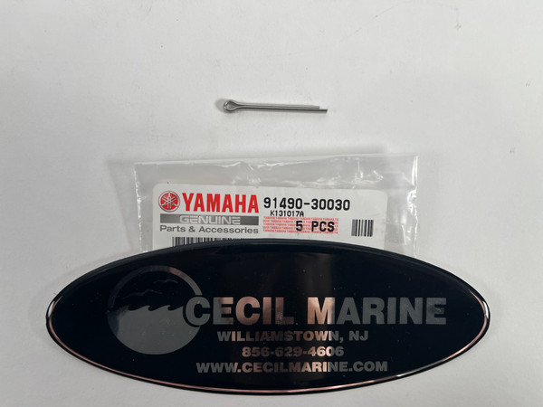 おまとめ【fl519】【fl310】 $6.99* GENUINE YAMAHA no tax* PROPELLER COTTER PIN 91490-30030-00