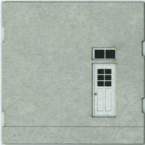 HO-SCALE: FACE (BLANK-DOOR) CONCRETE 4-PACK