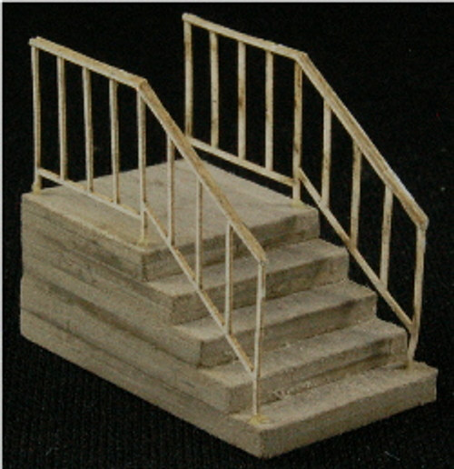 HO-SCALE: ADD-ON (SINGLE STAIR) 2-PACK