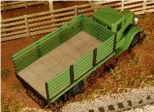 S-SCALE STAKE TRUCK BED