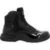 Rocky Men's RKD0105 Cadet 6" Black Side Zip High Gloss Public Service Boot
