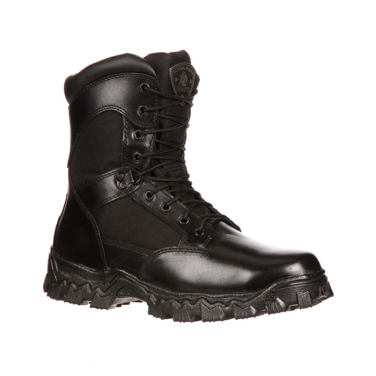 Rocky FQ0006173 AlphaForce 8" Waterproof Composite Toe Zipper Duty Boot