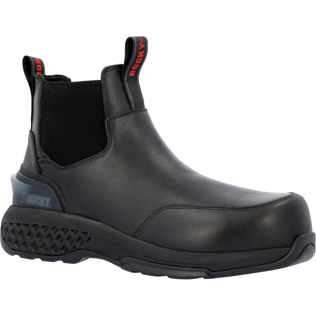 Rocky Men's Code Red Station Slip-On Composite Toe Boot RKD0114