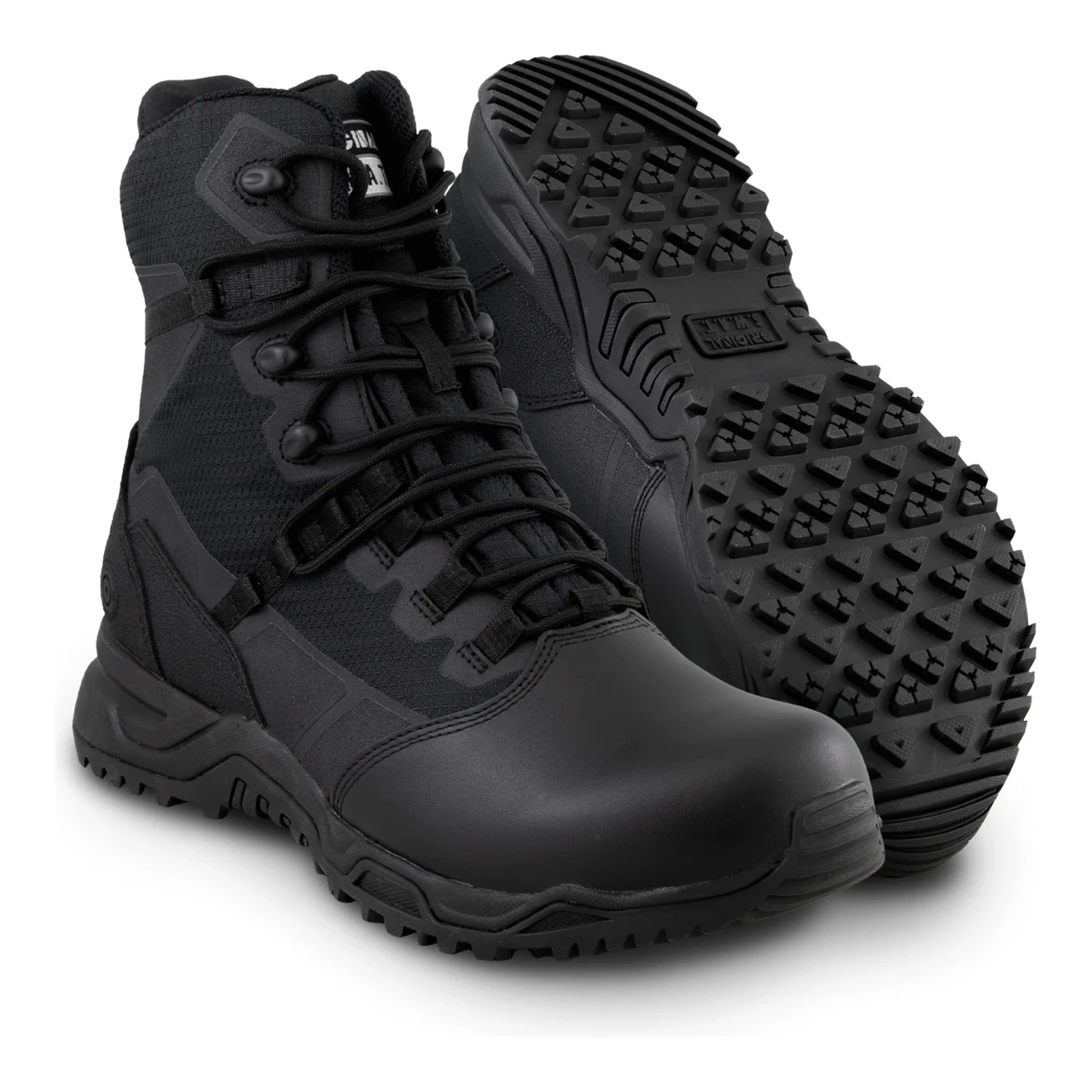 Original SWAT 186401 Alpha Fury 2.0 8" Polishable Toe Side Zip Boot