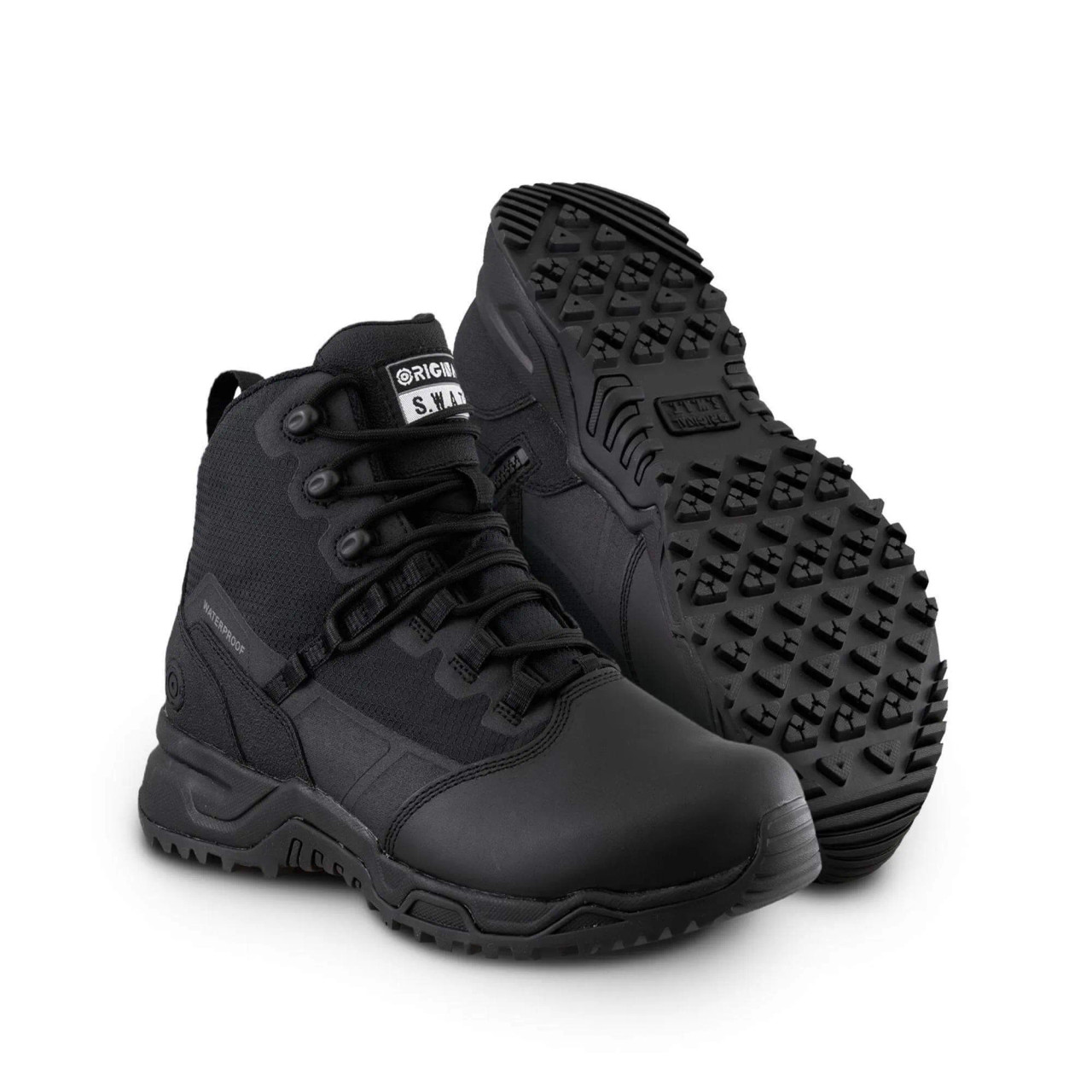 Original SWAT 186501 Alpha Fury 2.0 6" Polishable Toe Side-Zip WP Boot