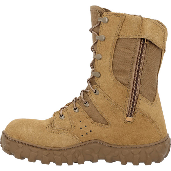 Rocky Men's RKC144 S2V Predator Coyote Composite Toe Side Zip Military Boot
