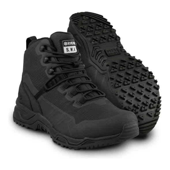 Original SWAT 183001 Alpha Fury 2.0 6" Black Tactical Boot