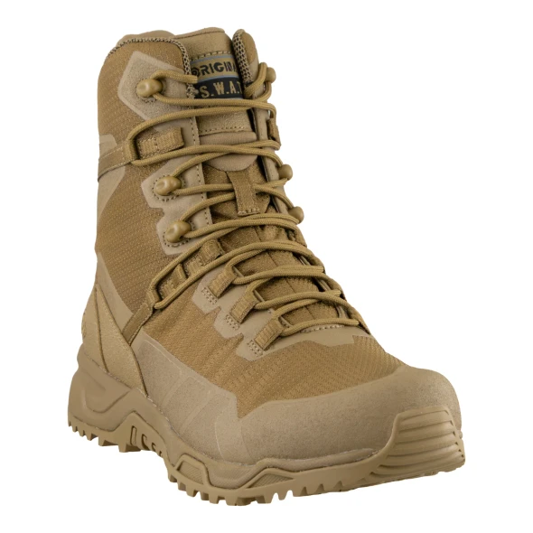 Original SWAT 187503 Alpha Fury 2.0 8" Side Zip Coyote Tactical Boot