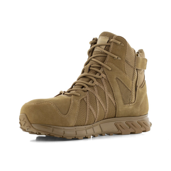 Reebok RB3451 6" Coyote Trailgrip Composite toe Side Zip Boot