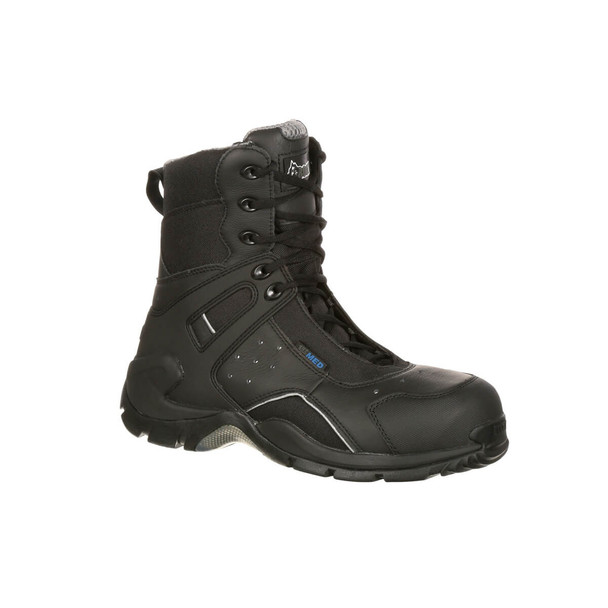 Rocky Men's FQ0911113 1st Med Carbon Fiber Toe Puncture Resistant Side Zip Waterproof Boot