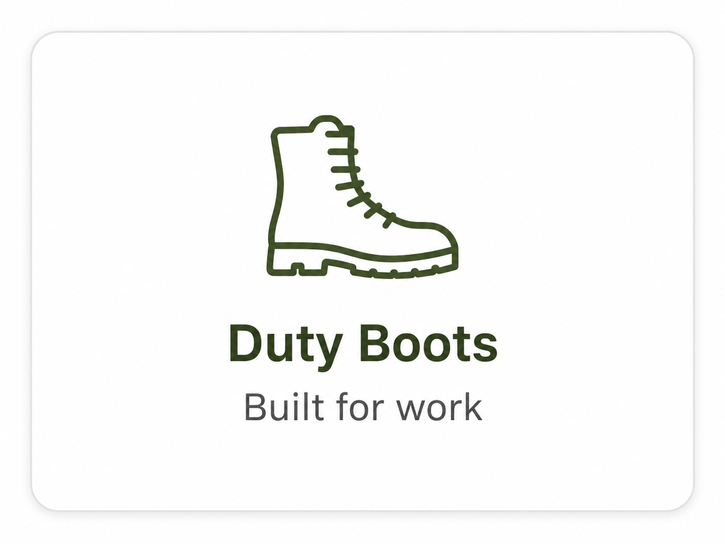 Duty Boots category icon