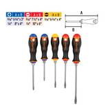 Juego de 5 desarmadores mango COMFORT GRIP, Truper DTJ-5B (DTJ-5B)